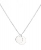 Unexpected Box Sterling Silver Plain Round Plate Necklace Photo