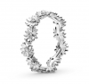 Cosmic Jewellery Cosmic 925 Sterling Silver Eternity Daisy Floral Flower Crown Ring Photo