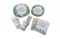 Party Paper Tableware Cutlery Set Hey Oh Baby Theme