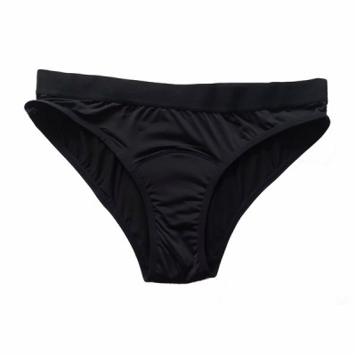 Photo of Confidence Period Panties Classic Bikini Lycra Black - XX-Large
