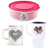 Tupperware-Mother`s Gift-Cookie Canister-Travel Mug-Mug-Gift Set Photo
