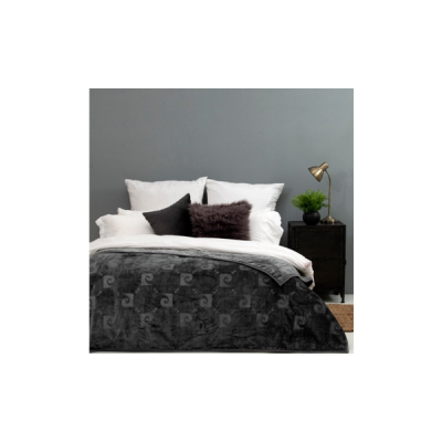 Photo of Pierre Cardin Luxury Mink Blanket - Charcoal