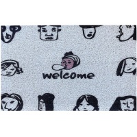 MamaMia Loop Mat Welcome Face