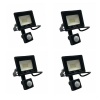 4 Pack - 10w Motion Sensor LED Floodlight Photo