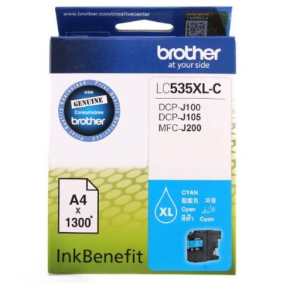 Photo of Brother ink cartridge LC535XL H/YIELD CYAN