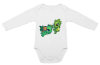PepperSt Long Sleeve Baby Grow - Babies Dragon - White Photo