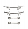 Fabulae Nipple Ring Piercing Set of 2 Briana Photo