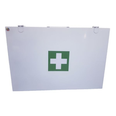 Photo of firstaider Empty White Metal Box For Regulation First Aid Kit