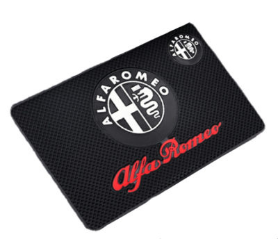 Photo of OQ Trading OQ Car Dashboard Silicone Mat with Car Logo - ALFA ROMEO