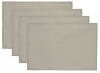 PepperSt Placemat Set - 100% Cotton - Khaki Photo