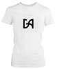 PepperSt Ladies White T-Shirt - GA Monogram Photo