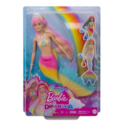 Photo of Barbie Dreamtopia Rainbow Magic Mermaid Doll With Rainbow Hair