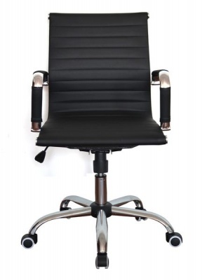 Photo of The Office Chair Corp TOCC Generic Black Medium Back Office Chair - Set of 2 per Box