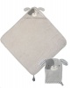 Stephen Joseph Hooded Bath Towel and Bath Mitt Set Puppy Photo