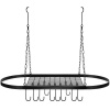 HEARTDECO Ceiling Hanging Pan Storage Rack Photo
