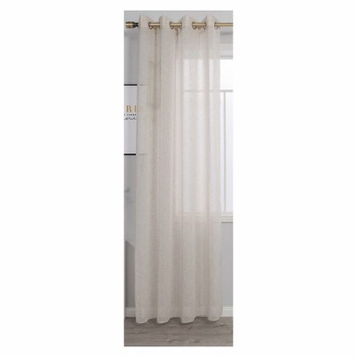 Photo of Matoc Readymade Curtain -Textured Sheer -Eyelet -Natural -230cm W x 123cmH