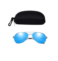 Classic Aviator Polarized Sunglasses and Anti fall Pouch