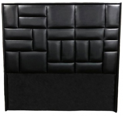 Photo of Decorist Home Gallery Modern - Black Leather Headboard King Size