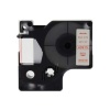 PUTY Compatible Dymo TT2-DD40915 Red on White 9mm Label Tape Photo