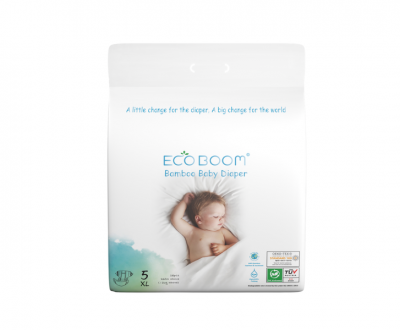 Photo of Eco Boom Bamboo Diaper Size 5 XL - 28 Nappies