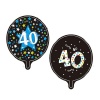 Bulk Pack x 2 Balloon Helium Foil Number 40 45cm Photo