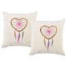 PepperSt – Scatter Cushion Cover Set – Heart Dream Catcher Photo