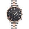 Micaiah Saint Moritz Steel Rose Gold Ladies Watch - Black Lumi Dial Photo