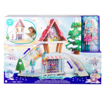 Photo of Enchantimals Hoppin' Ski Chalet with Bevy Bunny Doll