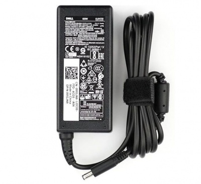 Dell 65W 195V 334A Black Small Pin Laptop Charger