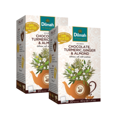 Photo of Dilmah - Rooibos Chocolate Tumeric Ginger & Almond - 40 Tagged Tea Bags
