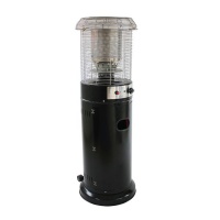 Alva Short Stand Gas Patio Heater Black