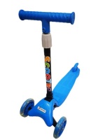 Umlozi Kids T Bar Scooter with Brake and Light Up Wheels