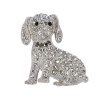 Lily Rose Lily & Rose Crystal Pavé Puppy Dog Brooch-LBR3 Photo