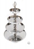 4- Tier Round Cake / Cup Cake stand with Round Base Photo