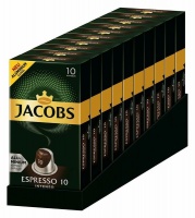 Jacobs Espresso Intenso Intensity 10 Coffee Capsules 100 capsules