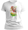 PepperSt Men's White T-Shirt - Fast Food Photo