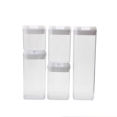TRENDZ 5 piece Airtight Food ContainerCanister Set