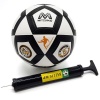 Mitzuma Old Castle Hard Ground Soccer Ball & Pump - Football Size 5 Photo