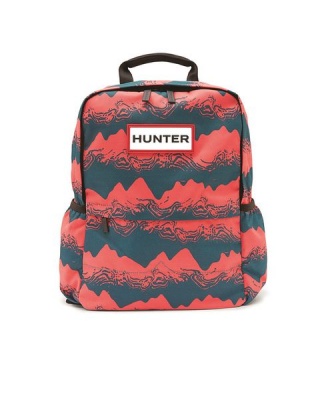 Hunter Original Nylon Backpack Rythmic Pink Storm Print
