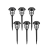 Outdoor Waterproof LED Solar Garden Pathway Lights - Pack of 6 Photo