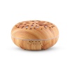 350ml Dark Wood Grain Aromatherapy Diffuser - Flower Pattern Photo