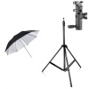 Floxi Camera Flash Umbrella Kit -Black Photo