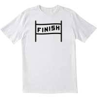 Athletics Runner Finish Line N1 White Tshirt