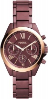 Fossil Modern Courier Midsize Chronograph Wine Stainless Steel Watch BQ3281