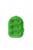 Electricmate Triple Euromate Adaptor - Green Photo