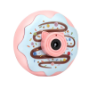 Donut Automatic Bubble Camera Toy - Pink/Blue Photo