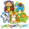 Stephen Joseph Lacing Cards Zoo Photo