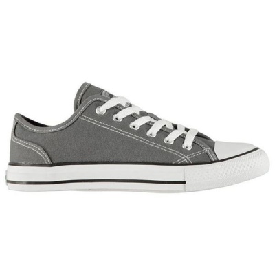Photo of SoulCal Ladies Low Canvas Shoes - Charcoal [Parallel Import]