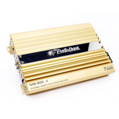 Photo of AudioBank Gold Series 9600w 4channel Amplifier