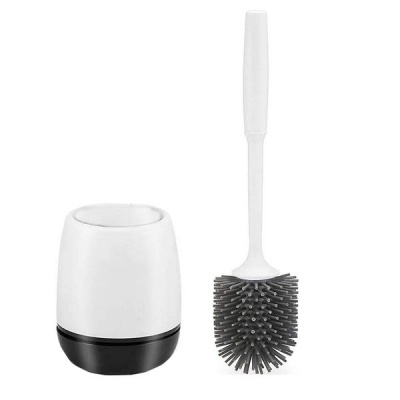 Photo of Wall Mounted No Scratch Soft Toilet Cleaner Brush